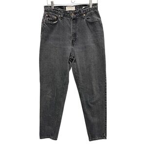 The Vintage Twin Vintage Levi's 16521-0260 90s High Waist Jeans Black Size 28